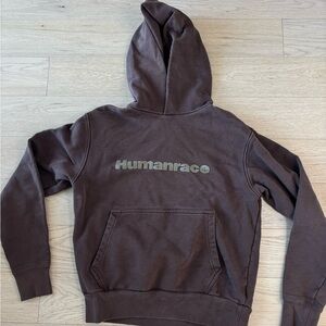 Adidas Pharrel Humanrace Brown Hoodie Size Small